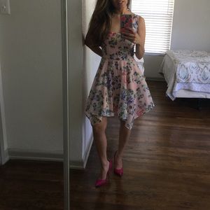 Pink floral dress - Lucca Couture